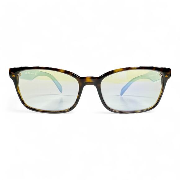 PRADA VPR 18T 2AU-101 53-16-140 turquoise/leopard eyeglasses Only Frame w case - Picture 1 of 10